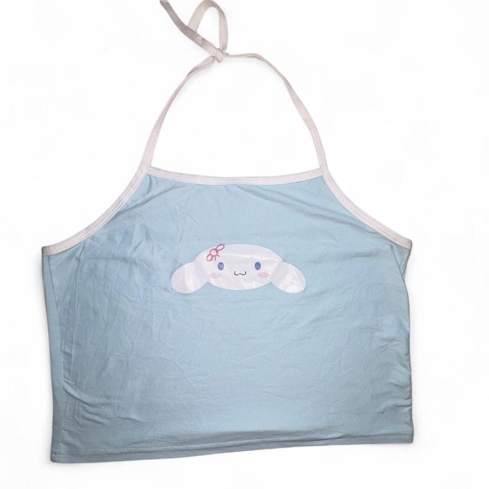 Sanrio Cinnamoroll halter crop top
